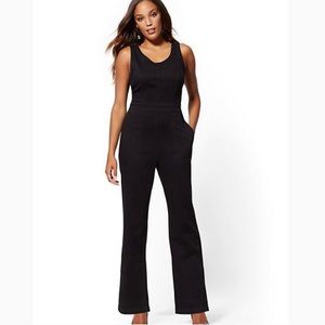 New York & Co  Burgundy Tie-Back Jumpsuit **NEW**